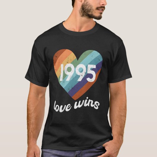 Unterstützung für Liberti 1995 Liebe gewinnt T-Shirt (Vorderseite)