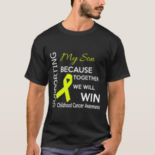 Unterstützung für meinen Sohn, weil wir zusammen g T-Shirt