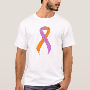 Unterstützung für Orchid und Orange Ribbon T-Shirt