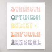 Unterstützung für Pastel Sober Poster (Vorne)