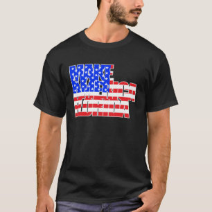 Unterstützung für politische Wahlen in Amerika in T-Shirt