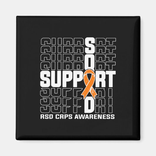 Unterstützung für RSD-CRPS-Bewusstsein 2 Magnet (Vorne)