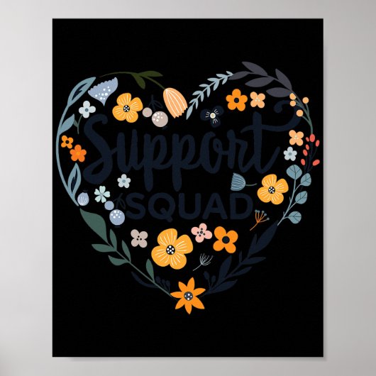 Unterstützung für Schulunterstützung Team Lehrer Poster (Vorne)