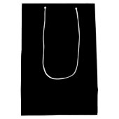 Unterstützung für schwarze Trans LGBTQs Lebt Mater Mittlere Geschenktüte (Rückseite)