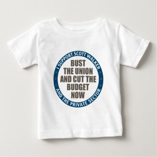 Unterstützung für Scott Walker Baby T-shirt