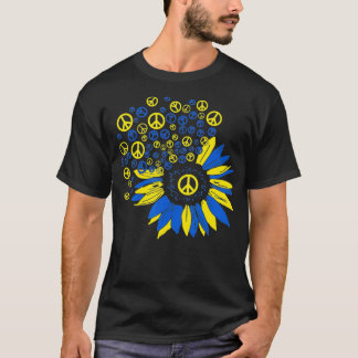 Unterstützung für Sonnenblumen ich stehe mit den u T-Shirt