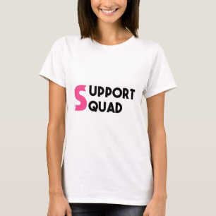 Unterstützung für Squad Breast Cancer Krieger Über T-Shirt