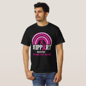 Unterstützung für Squad Brustkrebs-Bewusstsein Leo T-Shirt (Vorne ganz)