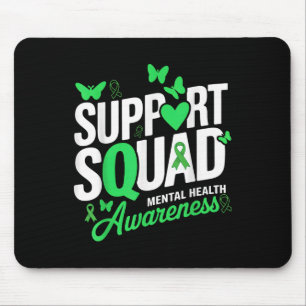 Unterstützung für Squad Butterfly Green Ribbon Men Mousepad