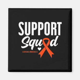 Unterstützung für Squad Leukämie Bewusstsein Magnet