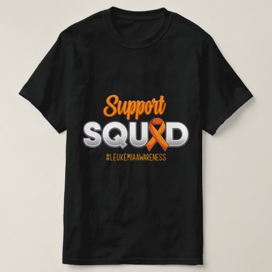 Unterstützung für Squad Leukämie Sensibilisierungs T-Shirt (Design vorne)