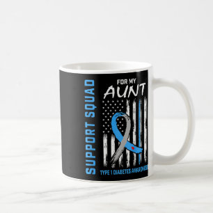 Unterstützung für Squad Tante Typ 1 Diabetes-Warnh Kaffeetasse