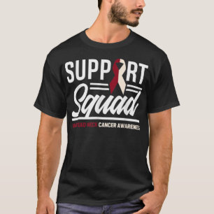 Unterstützung für Squad Throat Oral Head & Neck Ca T-Shirt