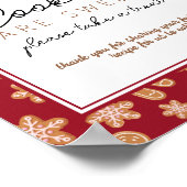 Unterstützung für Table Sign Cookie Exchange Party Poster (Ecke)
