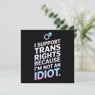 Unterstützung für Transgender Verbündete Trans Pri Einladung