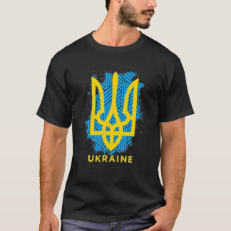 Unterstützung für ukrainische Flaggen Ich stehe mi T-Shirt