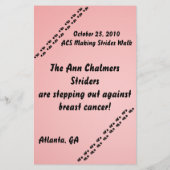 Unterstützung für uns bei der Erarbeitung von Schr Flyer (Hinten)