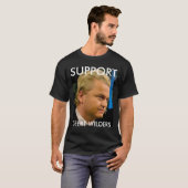 UNTERSTÜTZUNG GEERT WILDERS T-Shirt (Vorne ganz)
