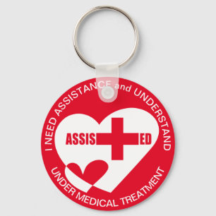 UNTERSTÜTZUNG/HILFE SCHLÜSSELANHÄNGER