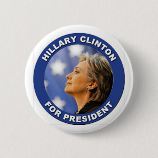 Unterstützung Hillary Clinton für Präsidenten Button