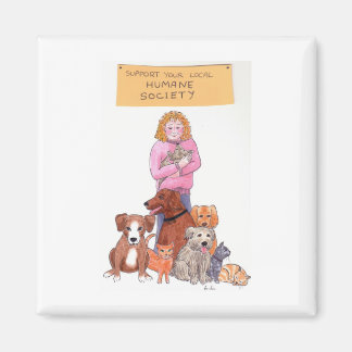 Unterstützung Ihrer lokalen menschlichen Gesellsch Magnet