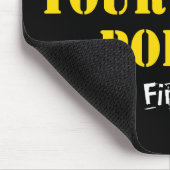 Unterstützung Ihrer lokalen Polizei - Fingerabdrüc Mousepad (Ecke)