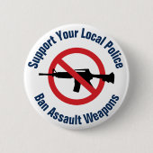 Unterstützung Ihrer örtlichen Polizei - Verbieten Button (Vorderseite)