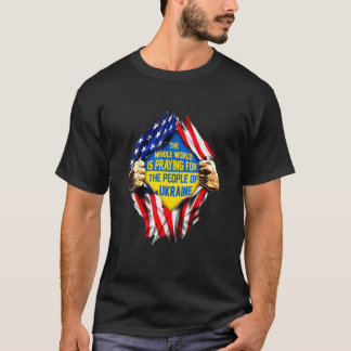 Unterstützung in der ganzen Welt betet für die Men T-Shirt