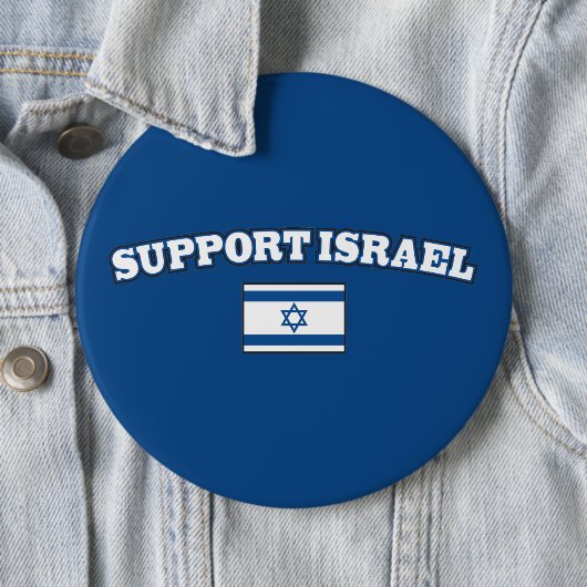Unterstützung Israel mit Flagge Button (Beispiel)