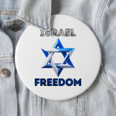Unterstützung Israels, Freiheit, mit Israel stehen Button (Beispiel)