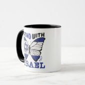 Unterstützung Israels - ich stehe mit Israel Tasse (Vorderseite Links)