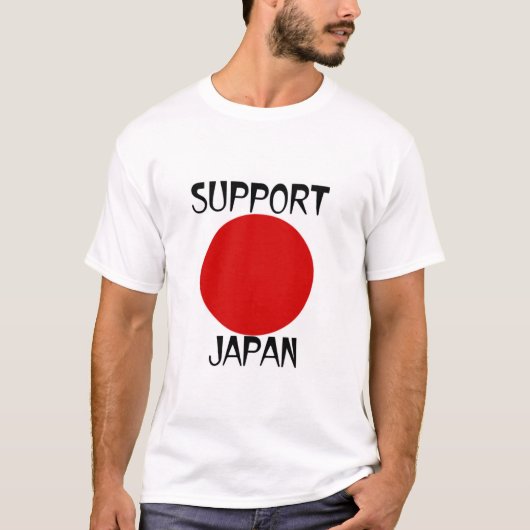 UNTERSTÜTZUNG JAPAN - Erdbebenhilfe in Japan T-Shirt (Vorderseite)