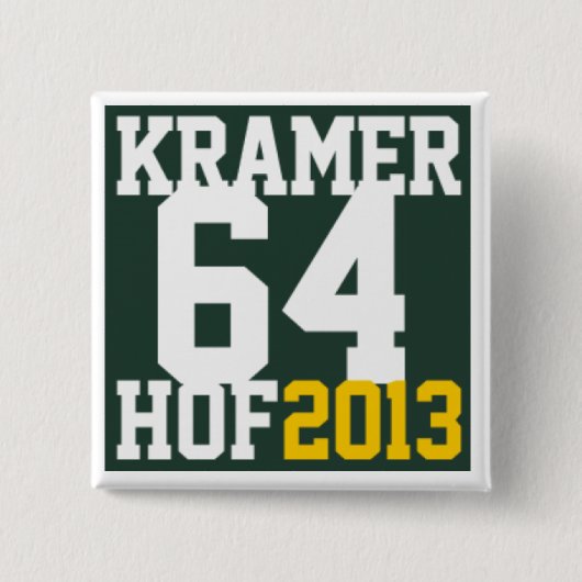 Unterstützung JerryKramer4HOF Button (Vorderseite)