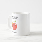 Unterstützung junger Köpfe Lächeln Lehrerhilfe Leb Kaffeetasse (Vorderseite Links)