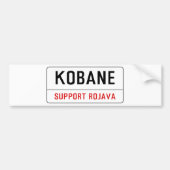 UNTERSTÜTZUNG KOBANE AUTOAUFKLEBER (Vorne)