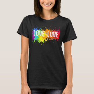 Unterstützung LGBB Liebe ist Liebe LGBT-Stolz T-Shirt