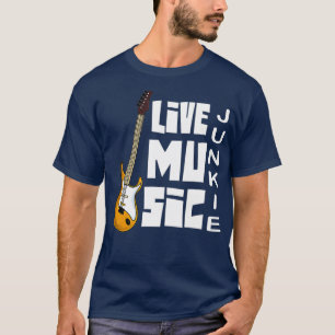 Unterstützung Live Music Gitarre Player Musiker L T-Shirt