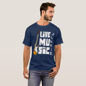 Unterstützung Live Music Gitarre Player Musiker Lo T-Shirt (Vorne ganz)