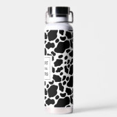 Unterstützung lokaler Bauer Cow Print Patches Trinkflasche (Rückseite)