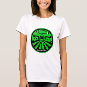 Unterstützung lokaler britischer Agrarprodukte T-Shirt
