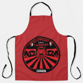 Unterstützung lokaler kanadischer Agrarerzeugnisse Schürze (Vorderseite)