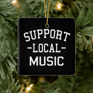 Unterstützung lokaler Musik Keramikornament