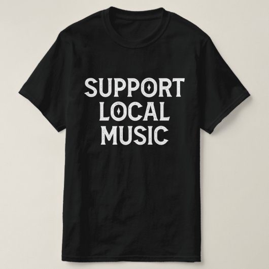 Unterstützung lokaler Musik Live Band T-Shirt (Design vorne)