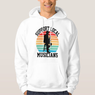 Unterstützung lokaler Musiker für den Musikunterri Hoodie