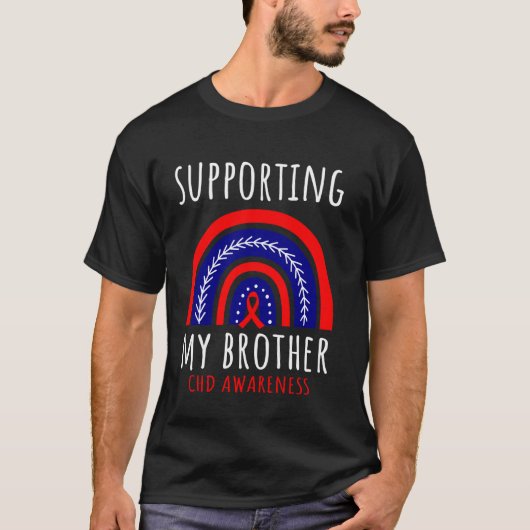 Unterstützung meiner Brother CHD Awareness Product T-Shirt (Vorderseite)