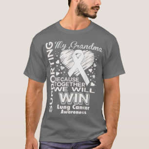 Unterstützung meiner Oma Lung Cancer Awareness T-Shirt