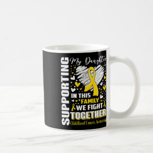 Unterstützung meiner Tochter für Krebsbewusstsein Kaffeetasse