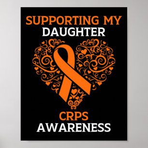 Unterstützung meiner Tochter RSD CRPS Awareness Or Poster