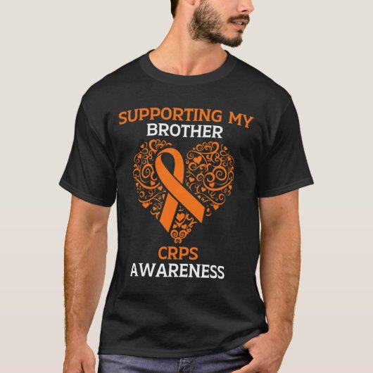 Unterstützung meines Bruders Rsd Crps Sensibilisie T-Shirt (Vorderseite)