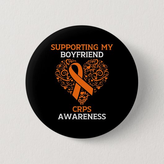 Unterstützung meines Freundes RSD CRPS Awareness O Button (Vorderseite)